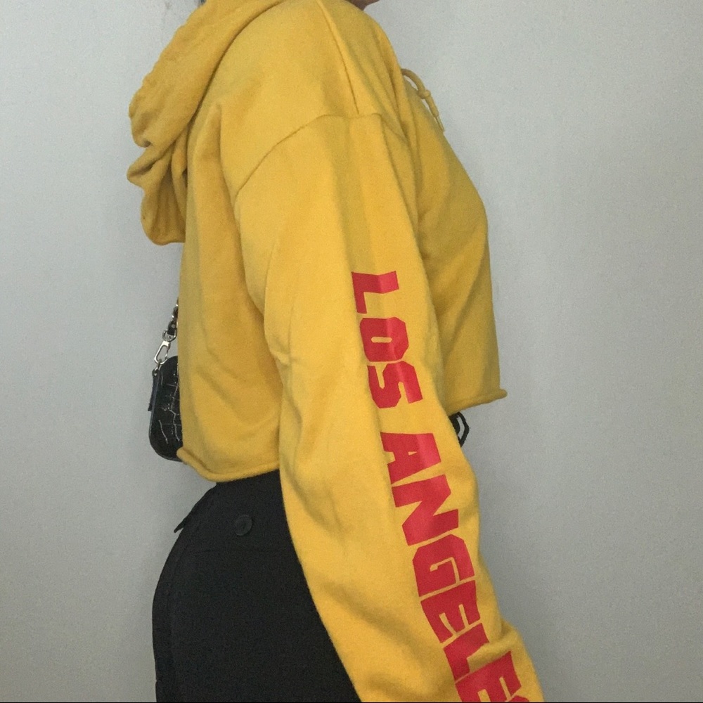 Forever 21 cropped hoodie